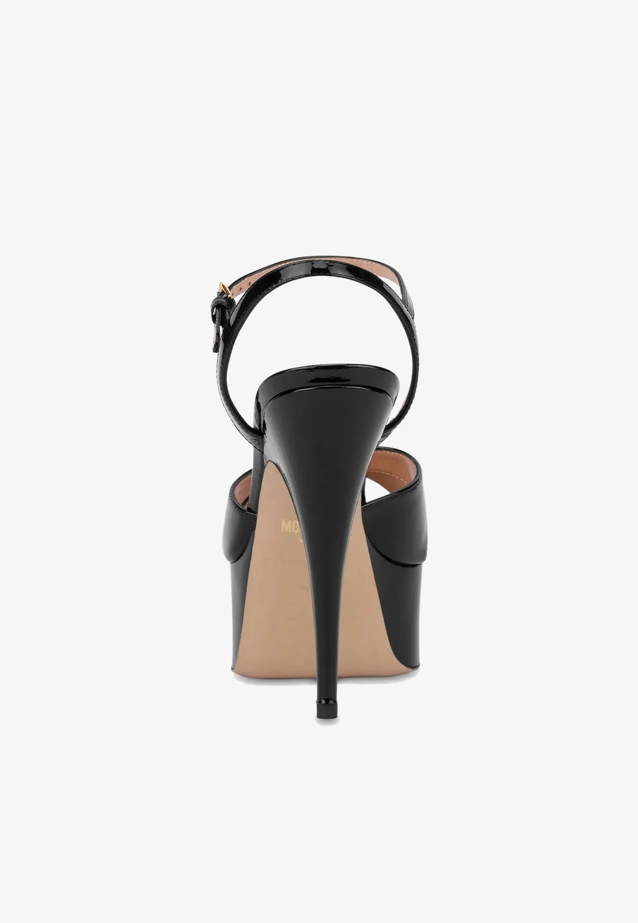 125 Platform Sandals in Patent Leather