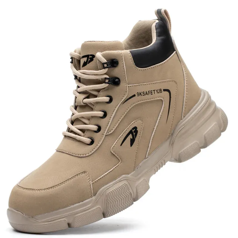 2024 Winter Safety Boots for Men - Plush, Waterproof, Steel Toe, Indestructible, Anti-Smashing, Puncture-Proof Footwear