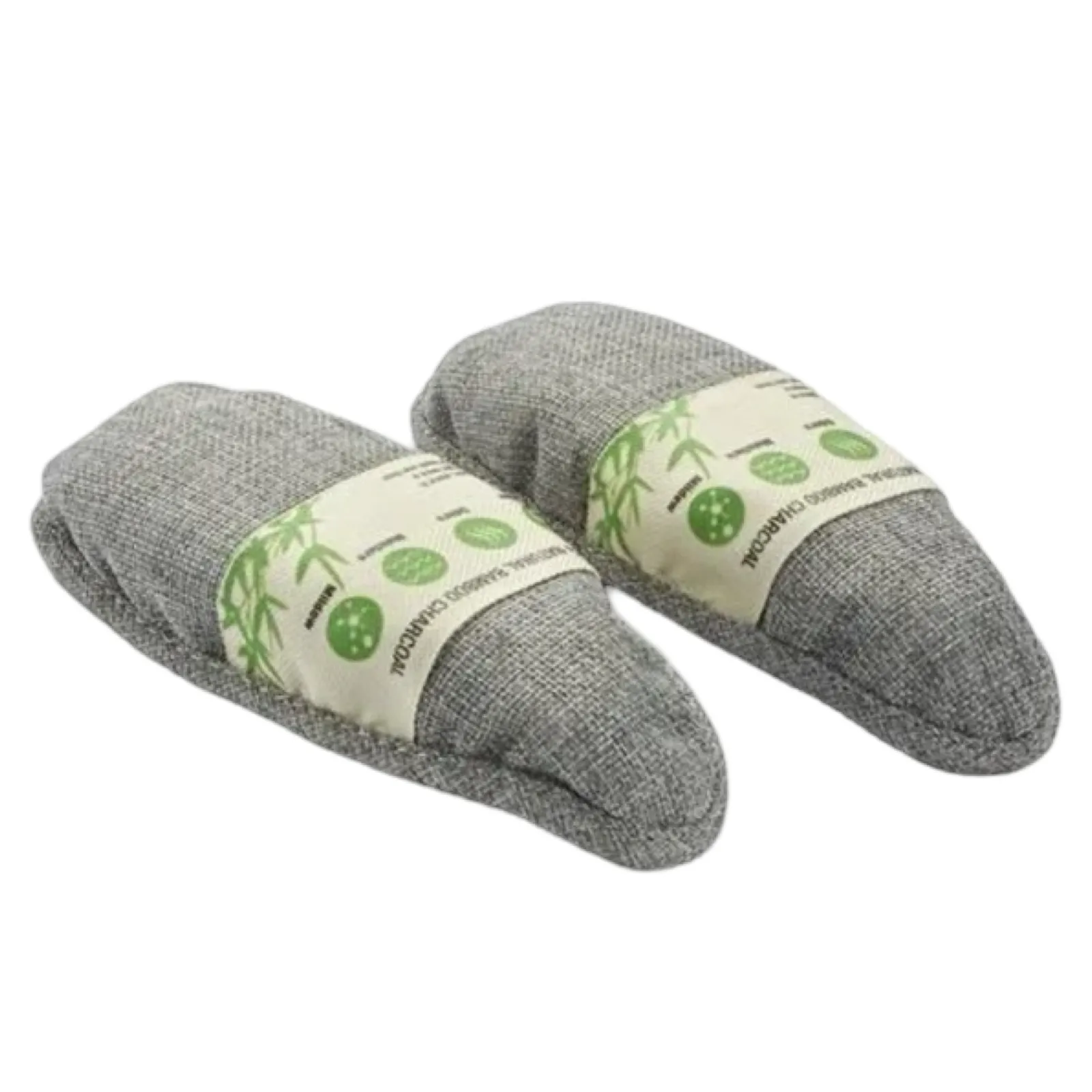 2pc SOF Shoe Deodorizers 100% Bamboo Charcoal Inserts - Absorb Odor