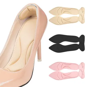 3 Pair Insoles, Breathable Sponge Insole, Heel Cushions with Heel Grip High Heel Shoe Insoles for Women Loose Shoes, Foot Pain, Metatarsal Pain, Arch Pain, Heel Sore & Heel Spurs Women's5-8(Tip)