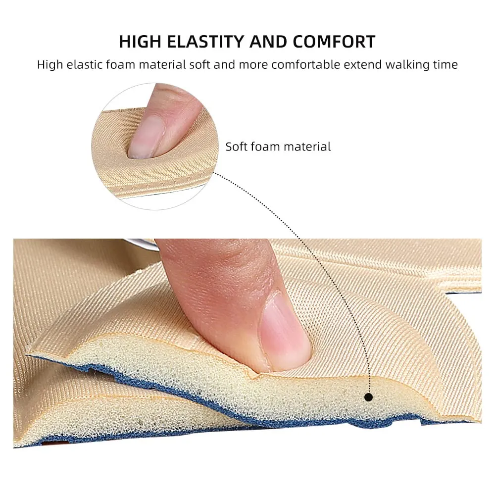 3 Pair Insoles, Breathable Sponge Insole, Heel Cushions with Heel Grip High Heel Shoe Insoles for Women Loose Shoes, Foot Pain, Metatarsal Pain, Arch Pain, Heel Sore & Heel Spurs Women's5-8(Tip)