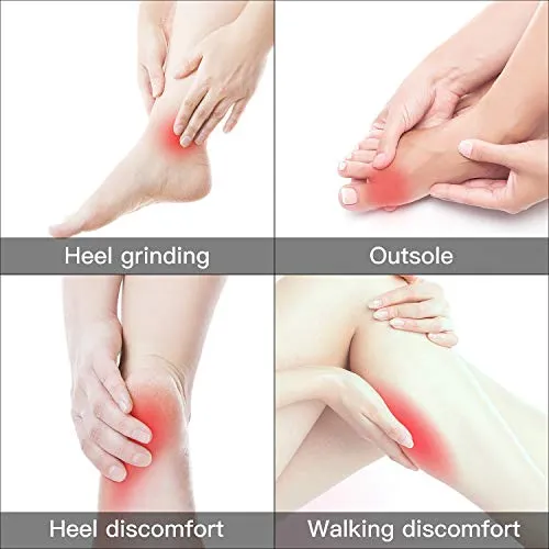 (3 Pairs) Heel Inserts for Women, Shoe Insoles, Heel Cushions, Sponge Shoes Pads with High Heel Inserts for Loose Shoes, Metatarsal or Arch Pain,Feet Sore Relief (Women 4.5-9.5)
