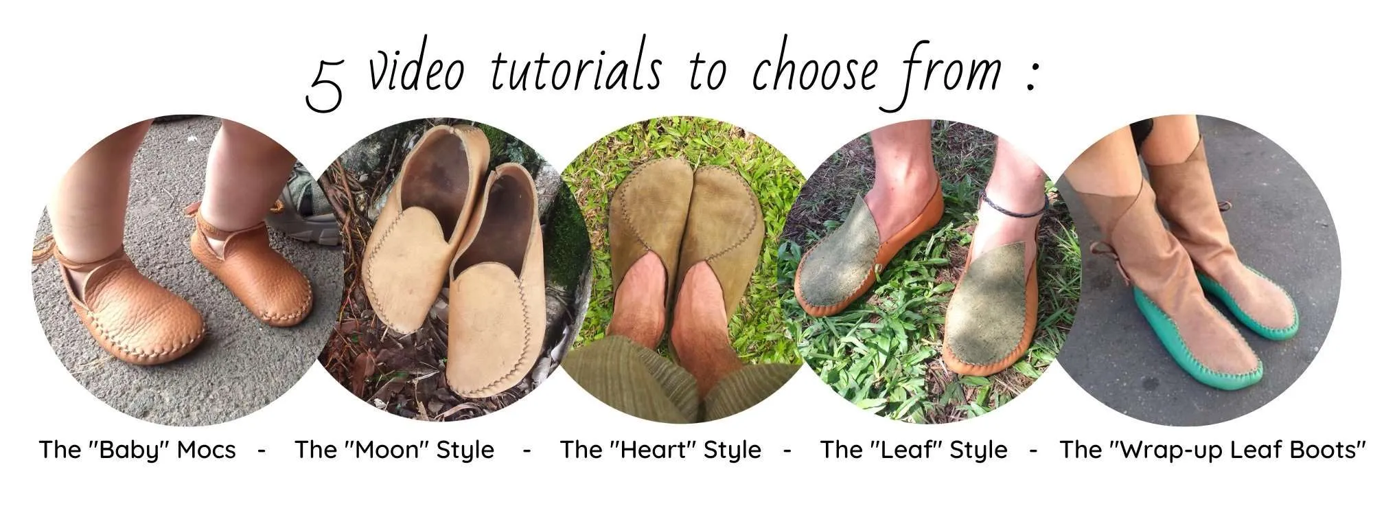 3 VIDEO & PDF Tutorials with Printable Patterns - Promotional Bundle