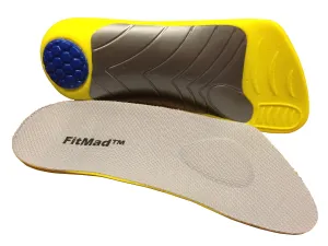 3/4 Length Orthotic Insoles with Arch Support and Heel pad, Flat feet, Fallen Arches, Pronation, Plantar Fasciitis