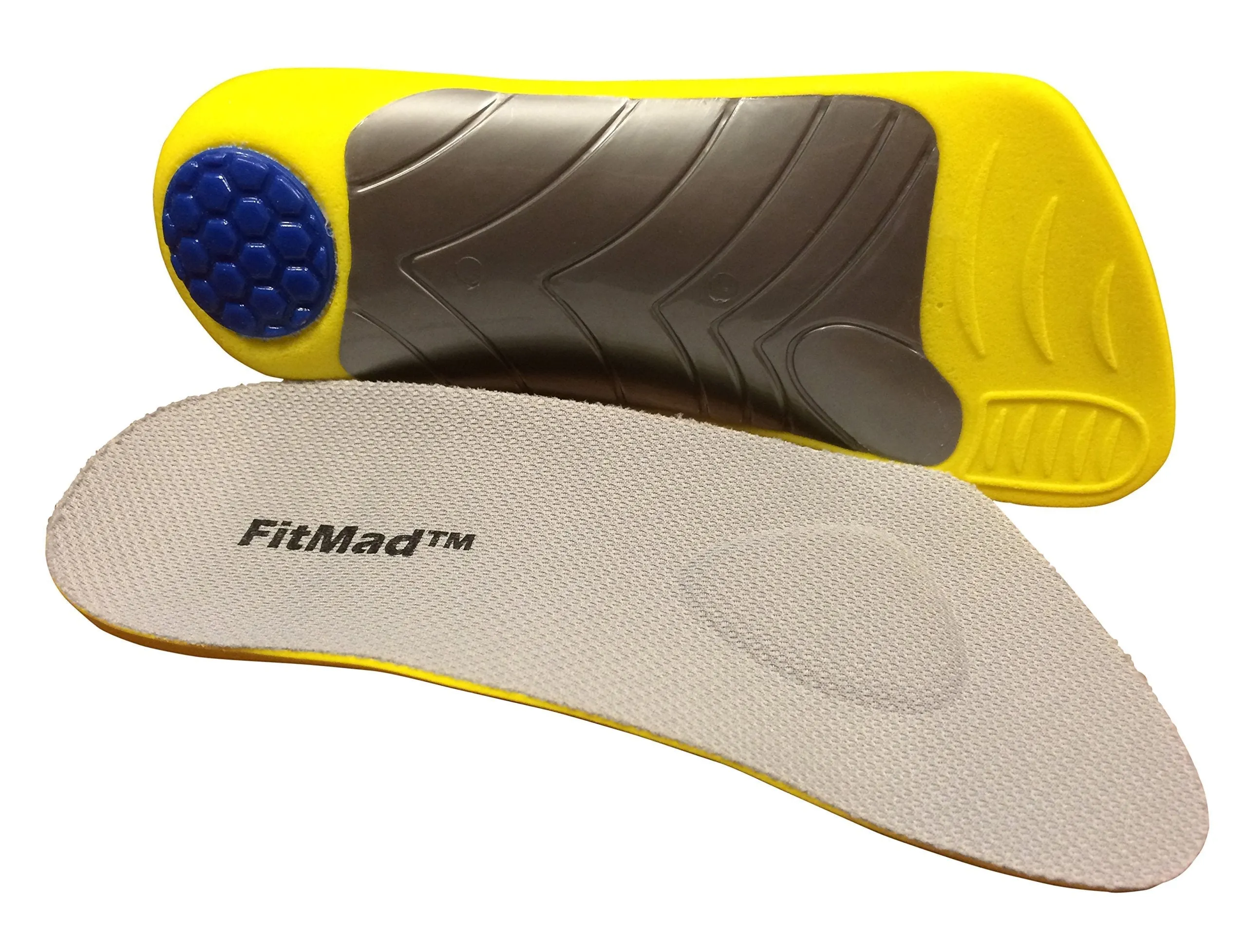 3/4 Length Orthotic Insoles with Arch Support and Heel pad, Flat feet, Fallen Arches, Pronation, Plantar Fasciitis