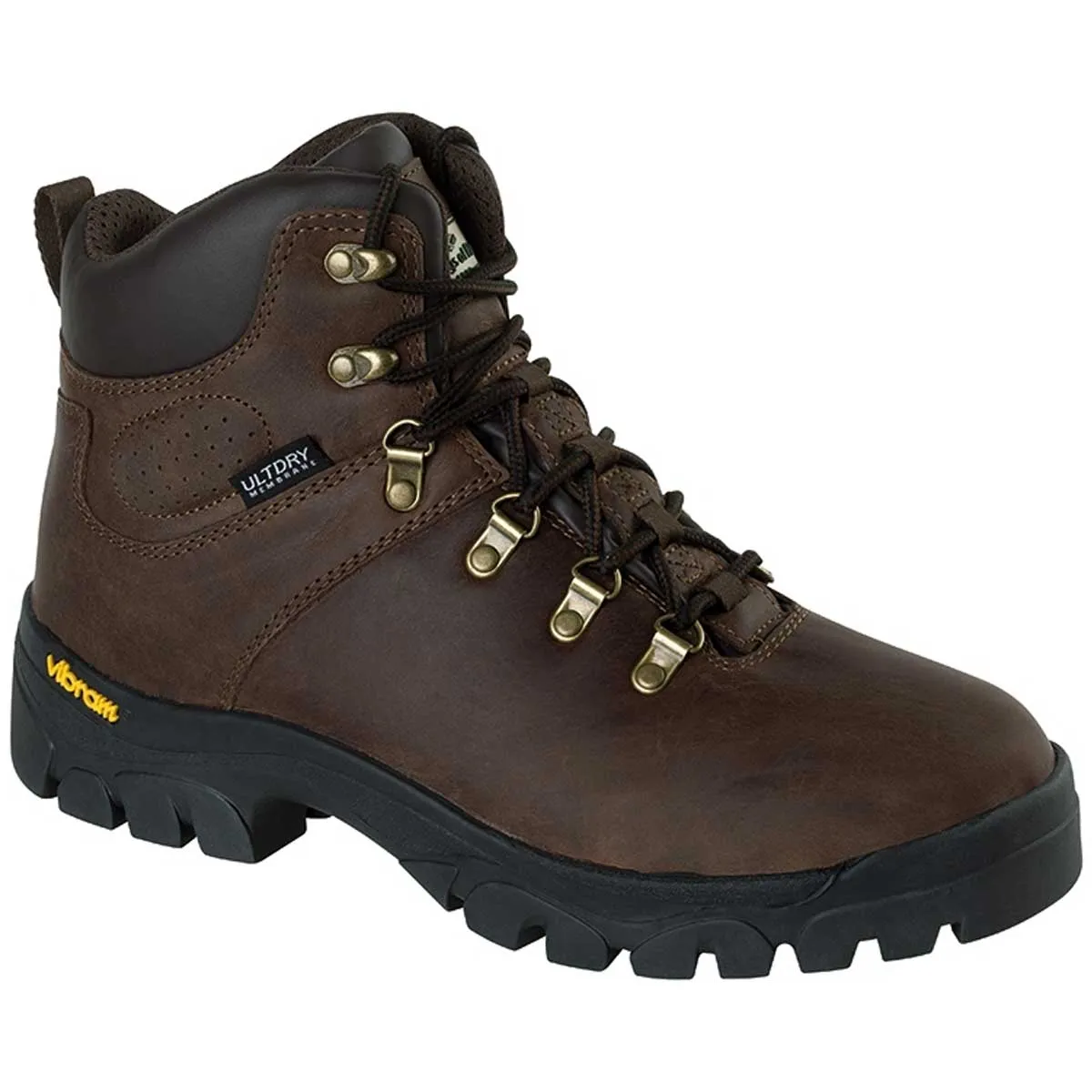 40% OFF HOGGS OF FIFE Munro Classic W/P Hiking Boot - Crazy Horse Brown -Size: UK 5 (EU38)