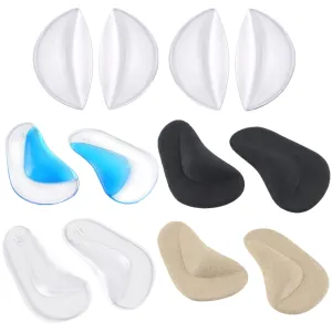 6 Pairs Arch Support Insoles, Silicone Flat Feet Plantar Fasciitis Orthotic Arch Insoles, Gel & Flannel Shoe Arch Support Cushion Pads for Women Men Kids by SamHeng