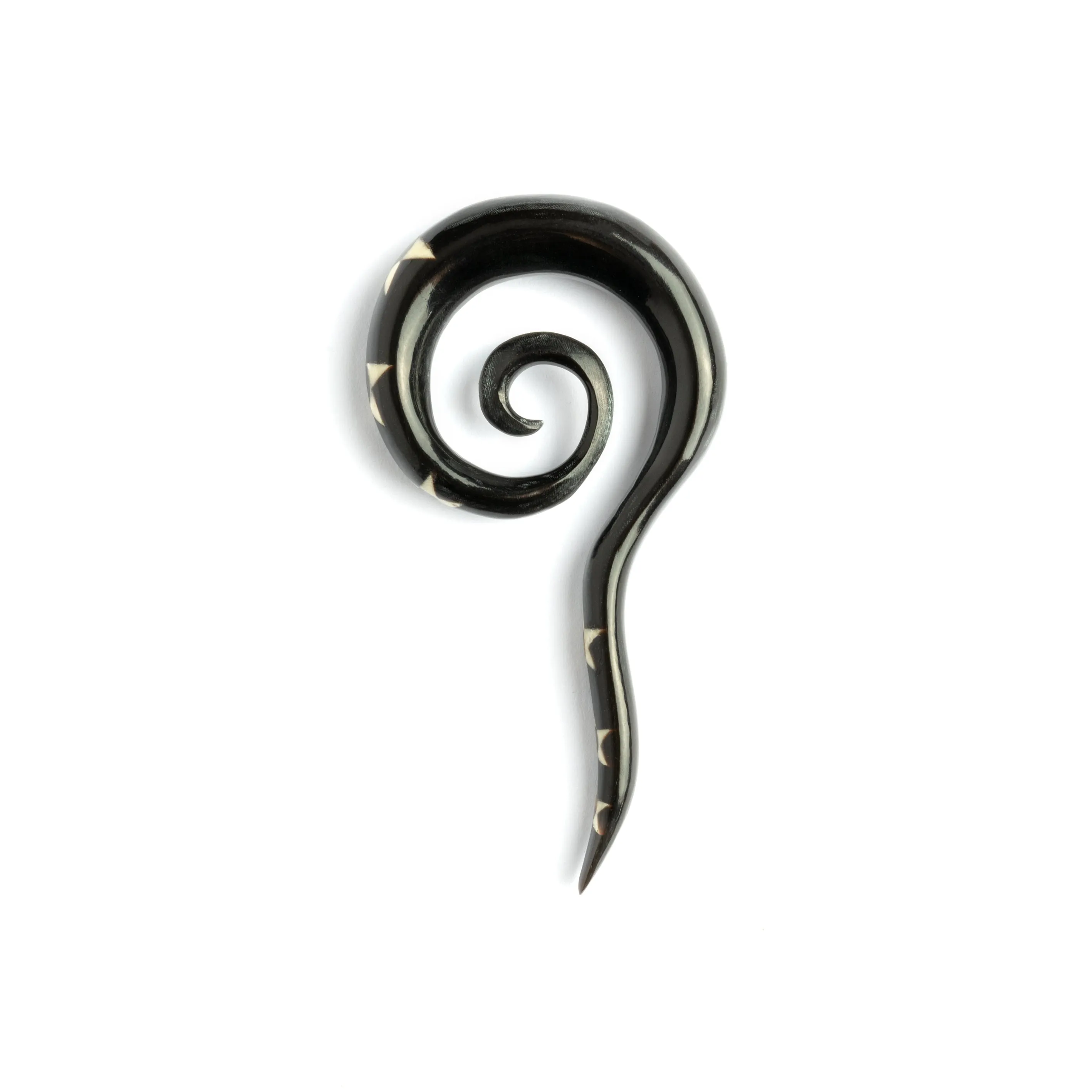 Abalone Stars Spiral Hook Gauges