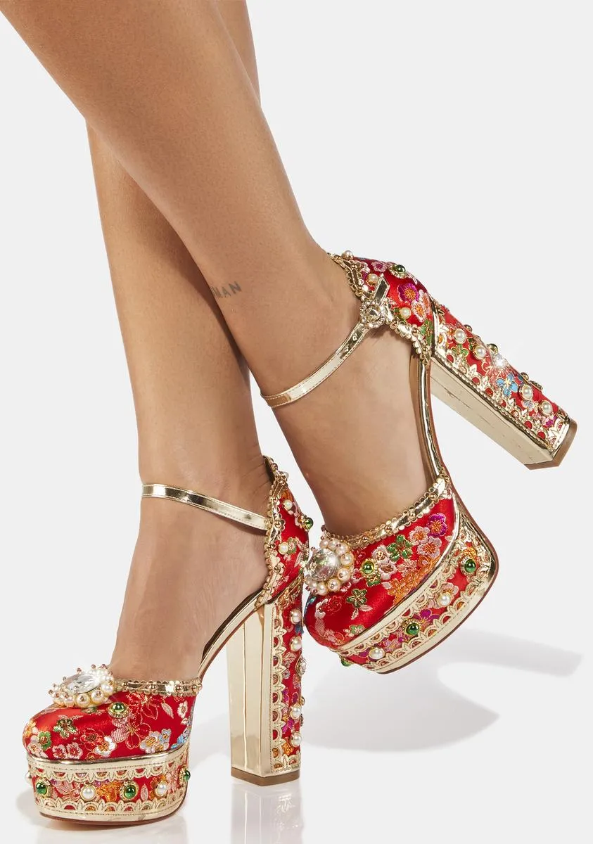 Adaline Platform Sandal Heels