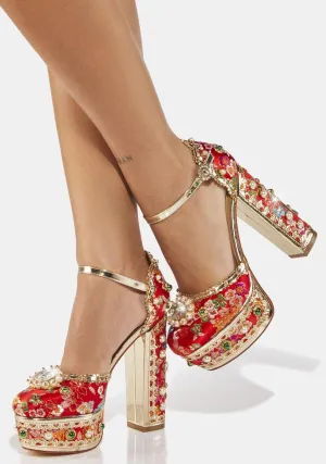 Adaline Platform Sandal Heels