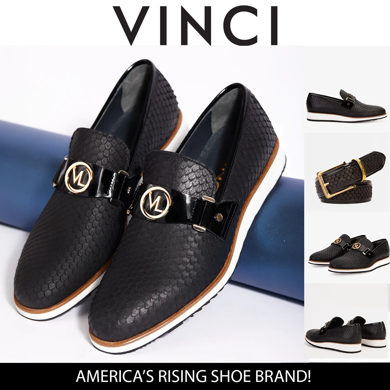 The Legacy Black Leather Men Casual Loafer Shoe Job Interview Meeting Prep