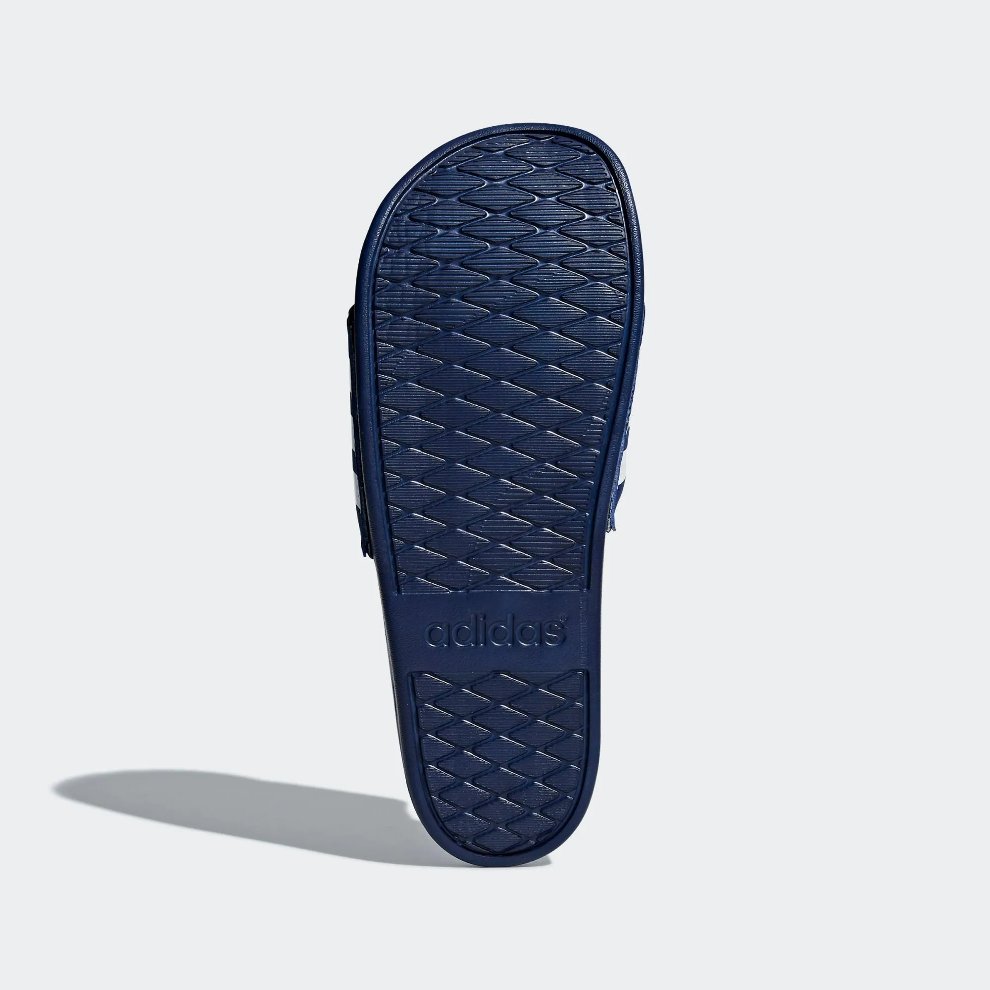 Adidas Adilette Cloudfoam Comfort Slides Stripe (Dark Blue/Cloud White)(B42114)