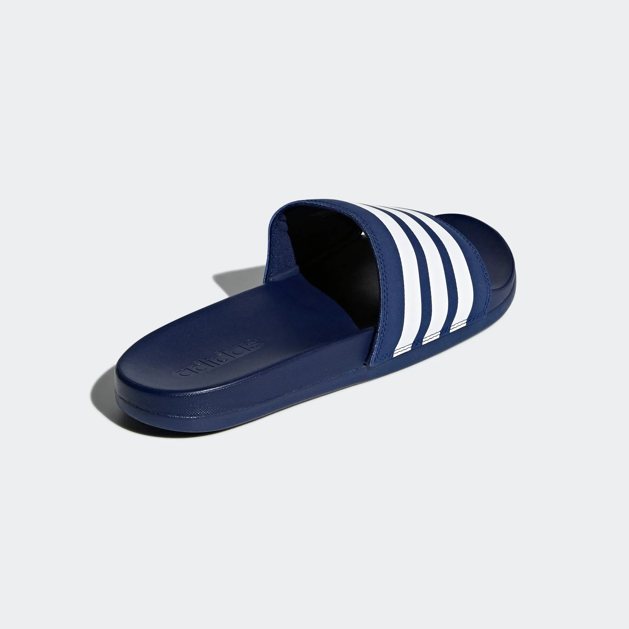 Adidas Adilette Cloudfoam Comfort Slides Stripe (Dark Blue/Cloud White)(B42114)