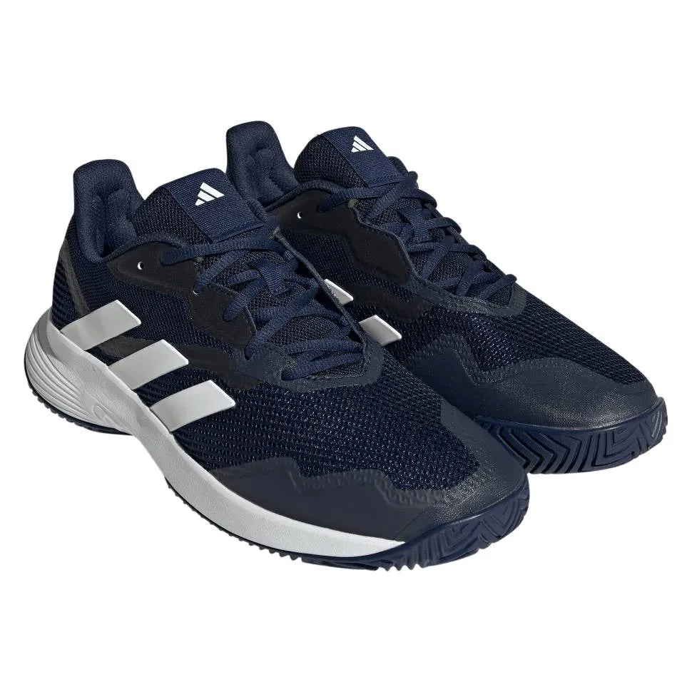 adidas CourtJam Control Men's Tennis Shoe (Navy/White)