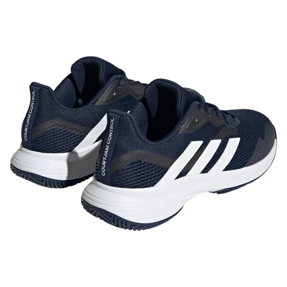 adidas CourtJam Control Men's Tennis Shoe (Navy/White)
