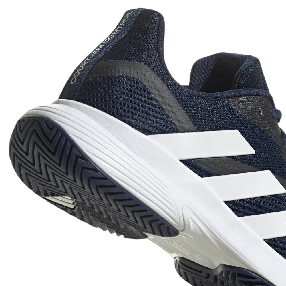 adidas CourtJam Control Men's Tennis Shoe (Navy/White)