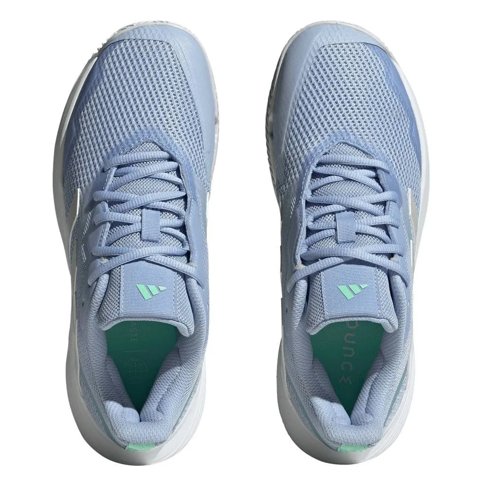 adidas CourtJam Control Women's Tennis Shoe (Blue/White)