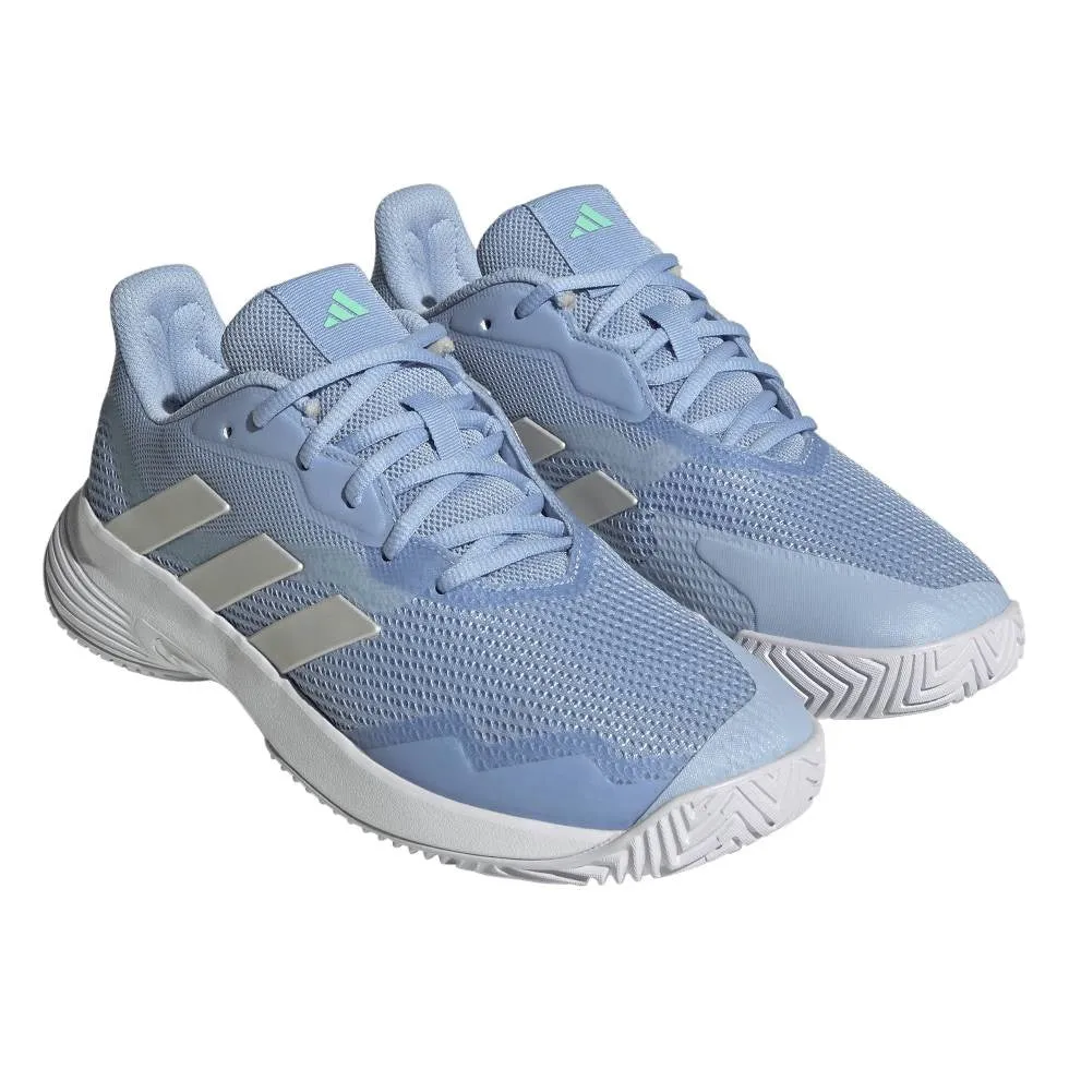 adidas CourtJam Control Women's Tennis Shoe (Blue/White)