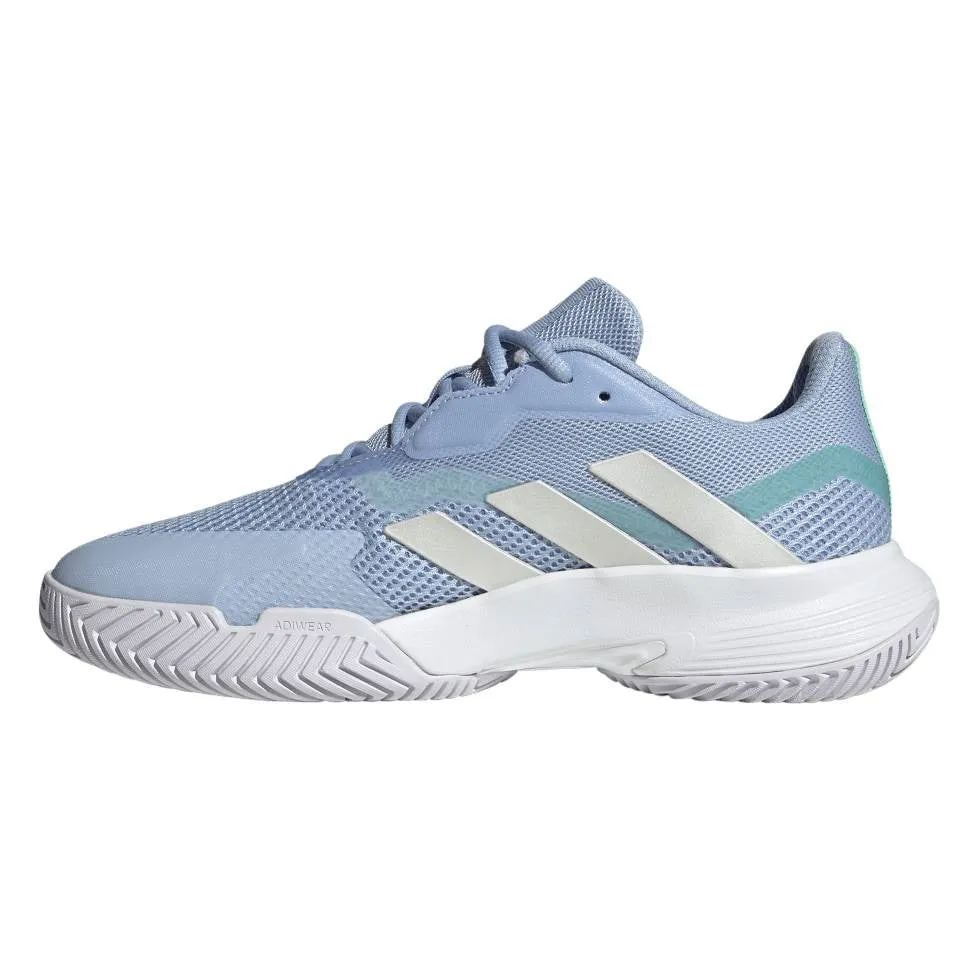 adidas CourtJam Control Women's Tennis Shoe (Blue/White)