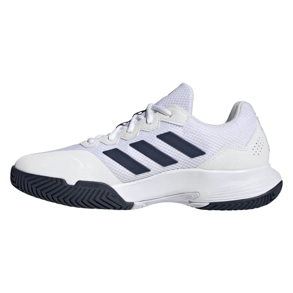 adidas GameCourt 2 Men's Tennis Shoe (White/Navy)