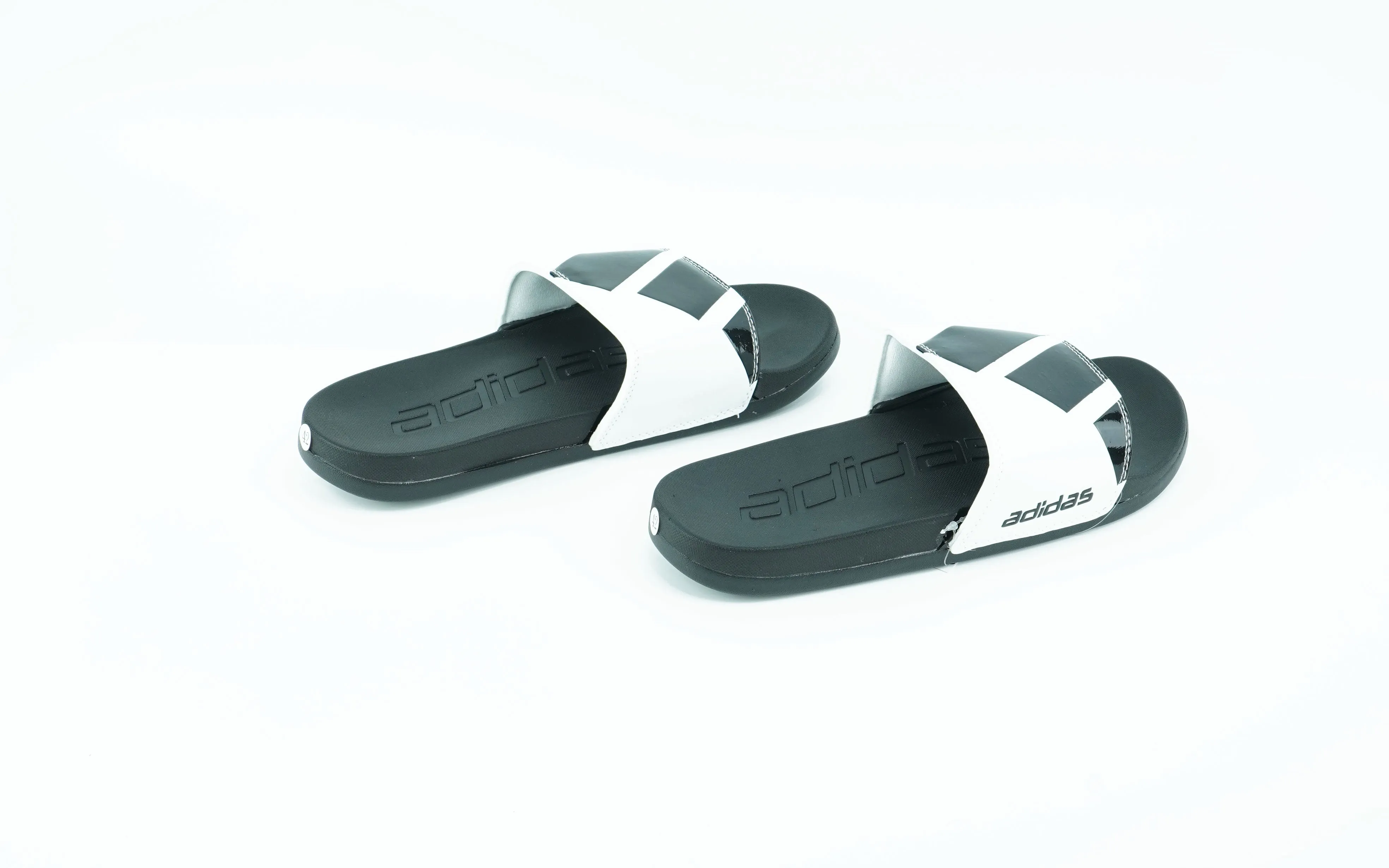 Adidas slides for men in black sole