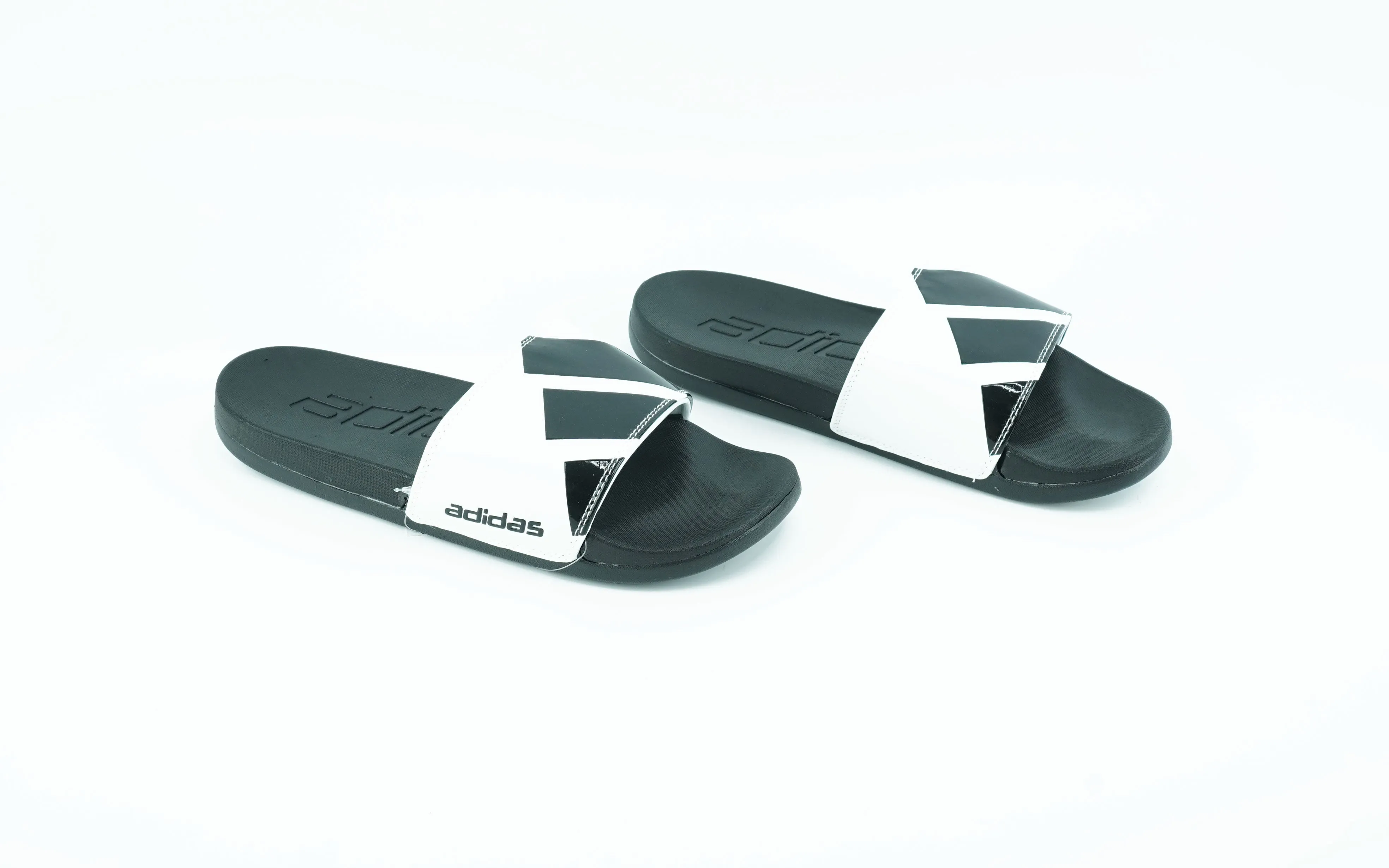Adidas slides for men in black sole