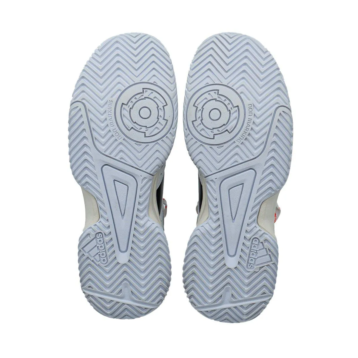 Adidas Stabil Indoor Lifestyle Sport Shoes Fabric White Colour For Women