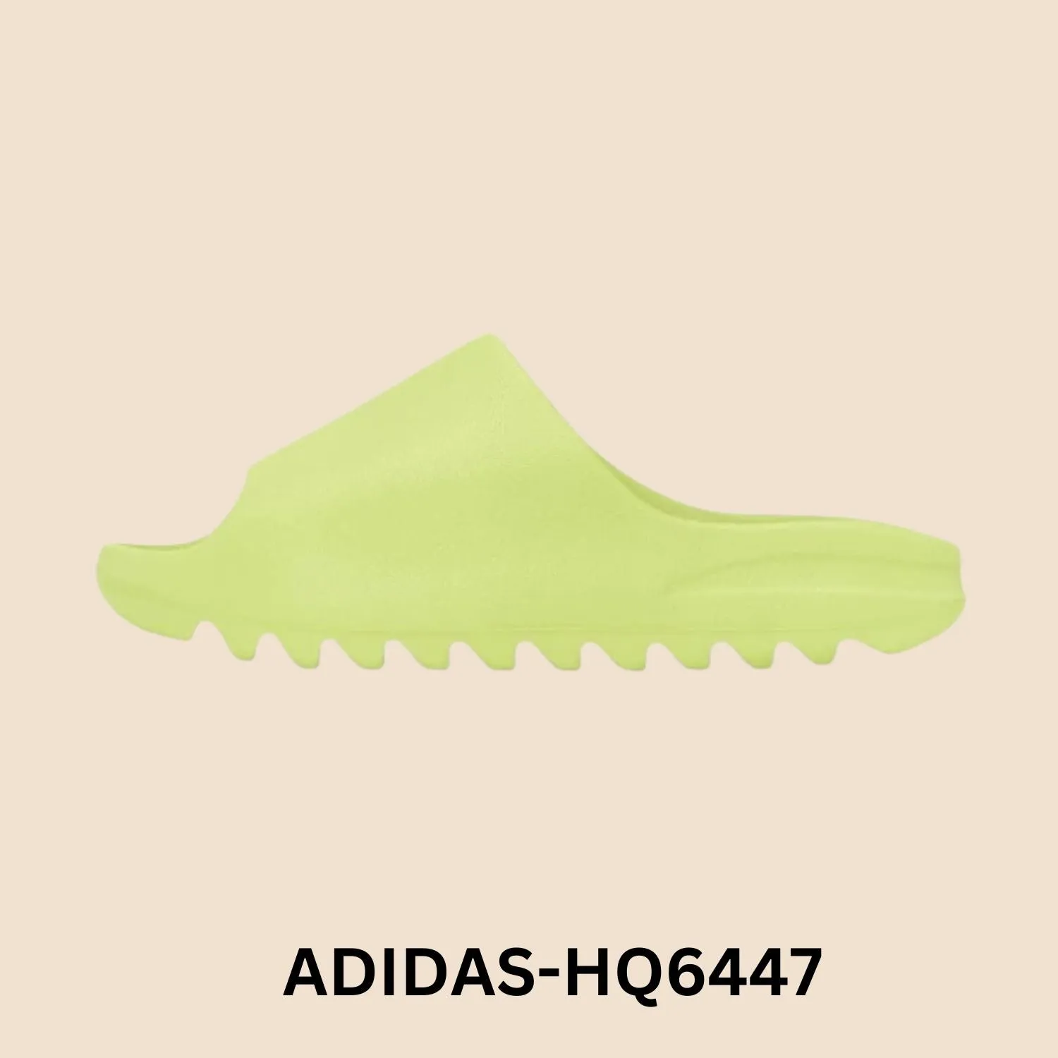 Adidas Yeezy Slide "Glow Green" Men's Style# HQ6447