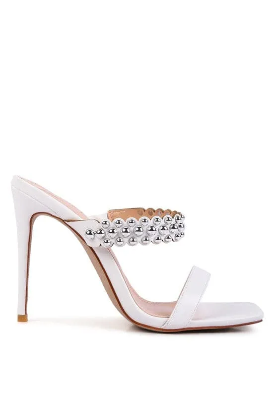 Adira Studded High Heel Sandals