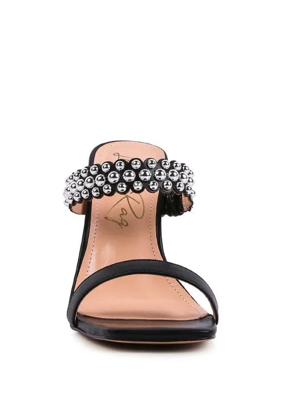 Adira Studded High Heel Sandals