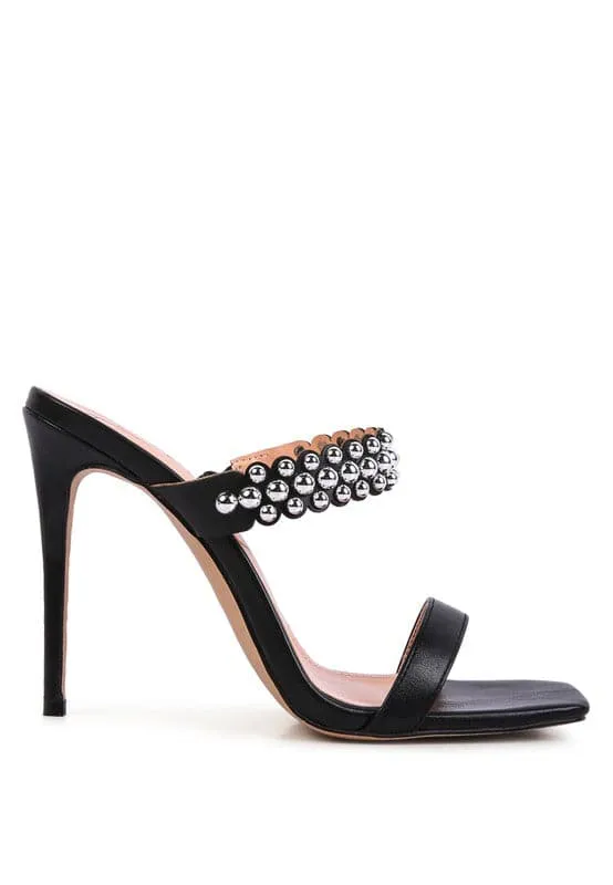 Adira Studded High Heel Sandals