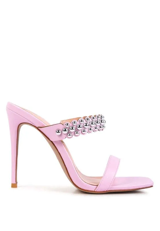 Adira Studded High Heel Sandals