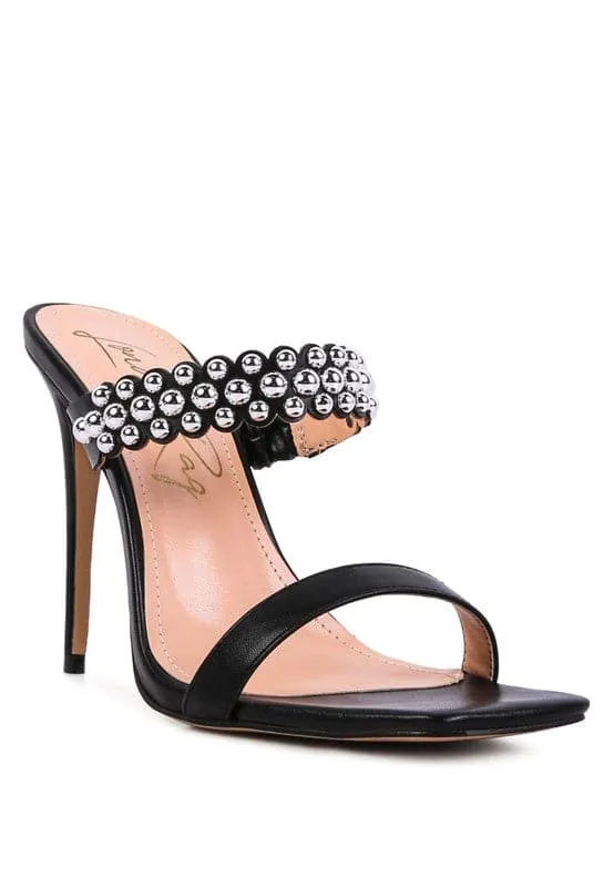 Adira Studded High Heel Sandals