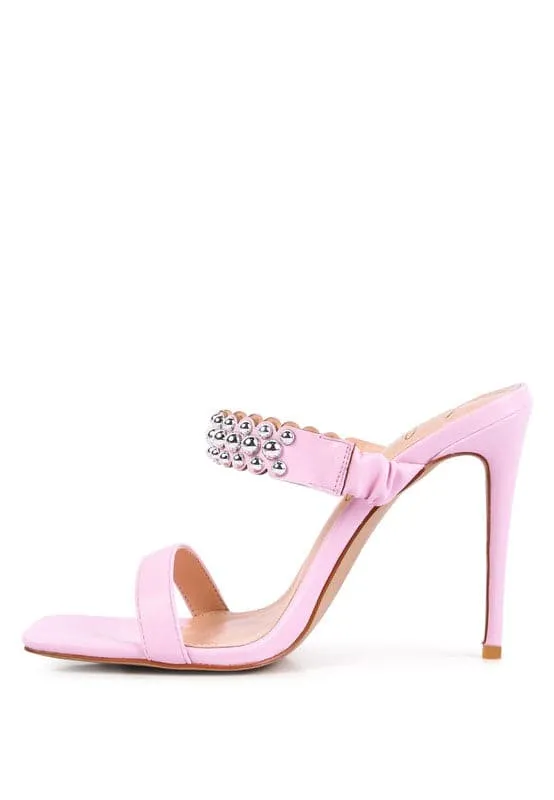 Adira Studded High Heel Sandals