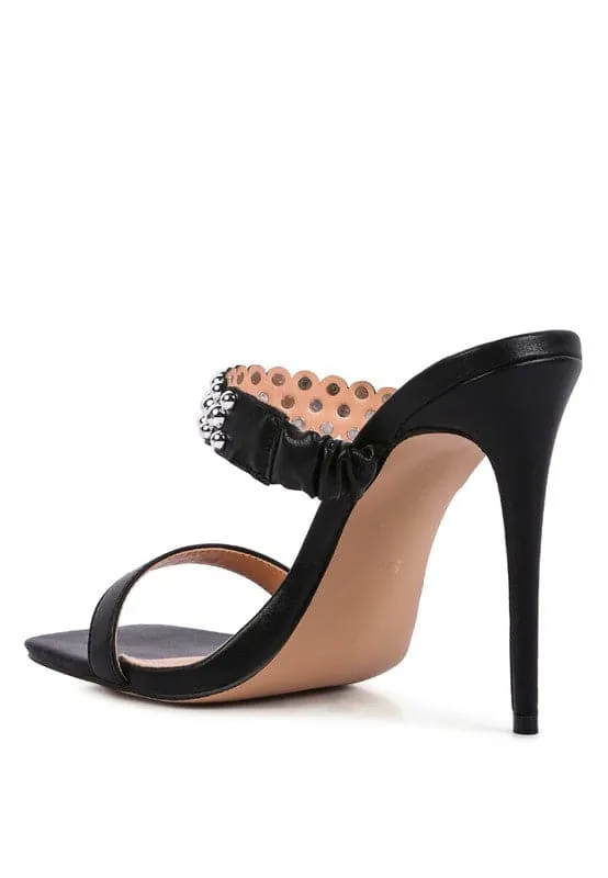 Adira Studded High Heel Sandals