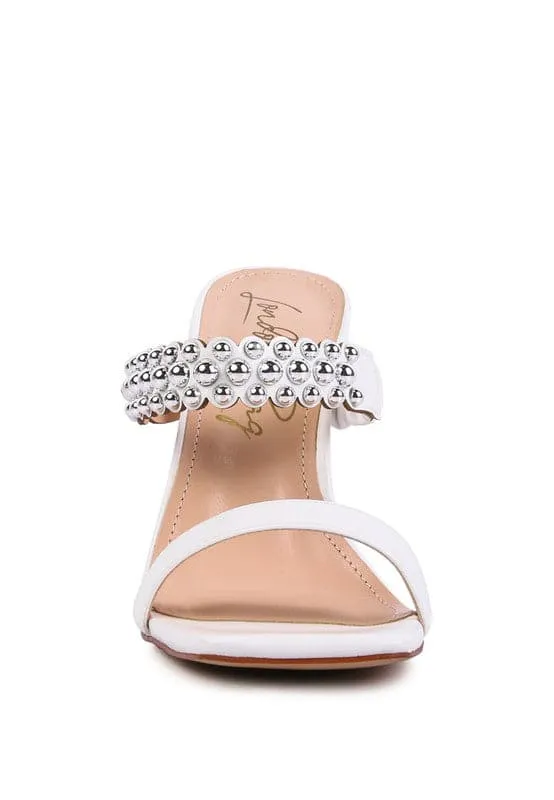 Adira Studded High Heel Sandals