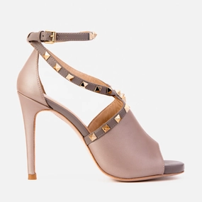 Perfect for Outdoors The Ribnica Beige Leather Ankle Strap Women Sandal
