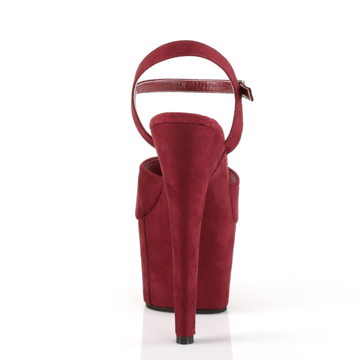 Adore 709FS Burgundy Faux Suede Vegan Platforms