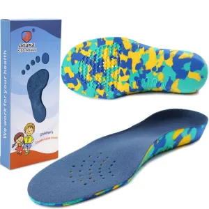 Ailaka Kids Orthotic Cushioning Arch Support Shoe Insoles, Children EVA Foam Inserts for Flat Feet, Plantar Fasciitis 11.5/13 UK Child