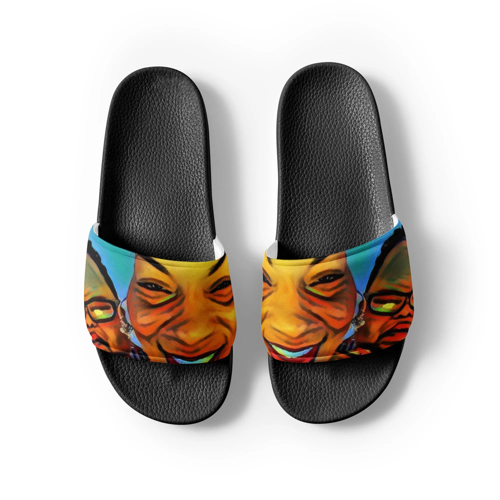 Airfros And Babyhairs Mom And Me Multicolored Mens Slides