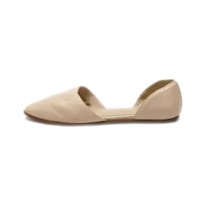 Aldo Slip Ons Leather Beige Colour For Women
