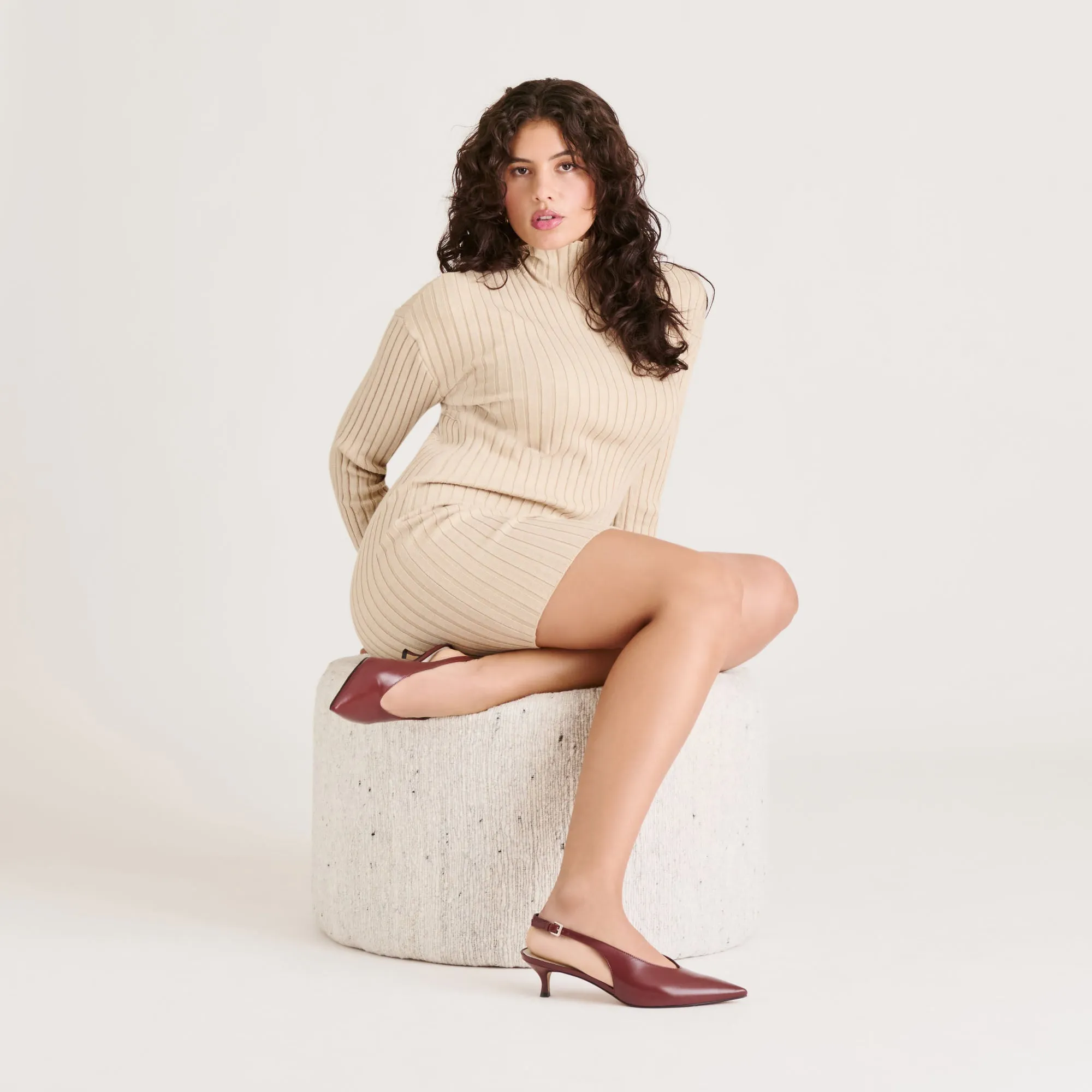 ALENNA HEELS OXBLOOD CRINKLE PATENT Formal Chic Self Love