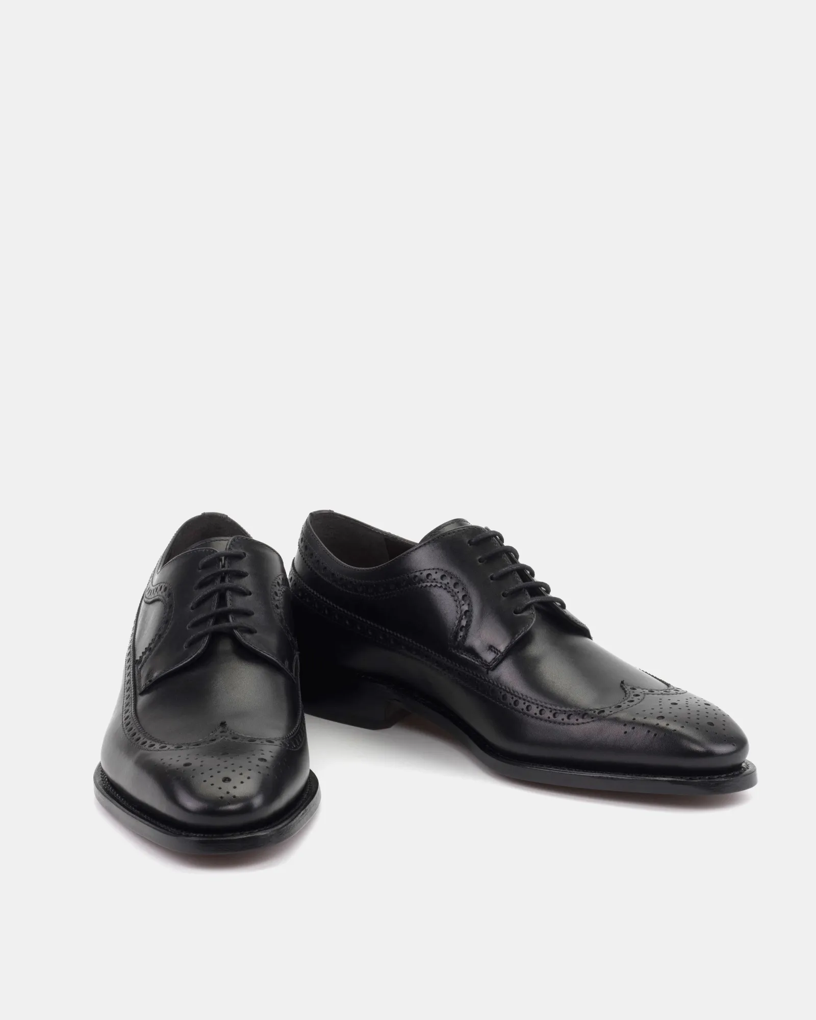 Skill Cut Alex Black Wingtip Derby - 722