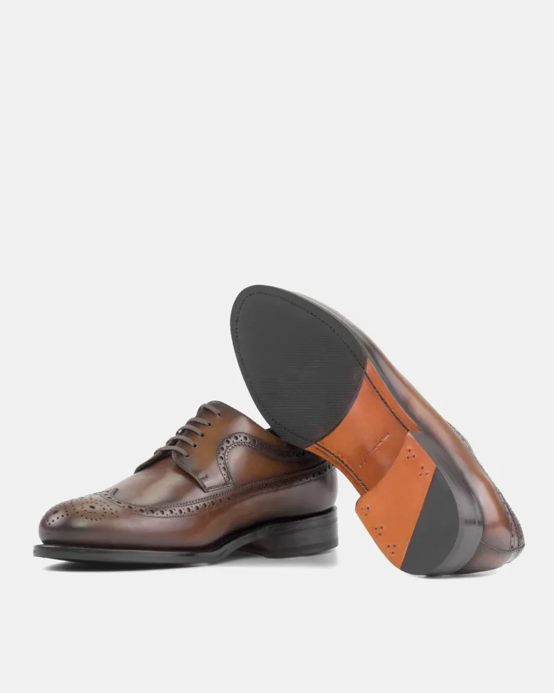 Alex Brown Calf Wingtip Derby Italian Fit