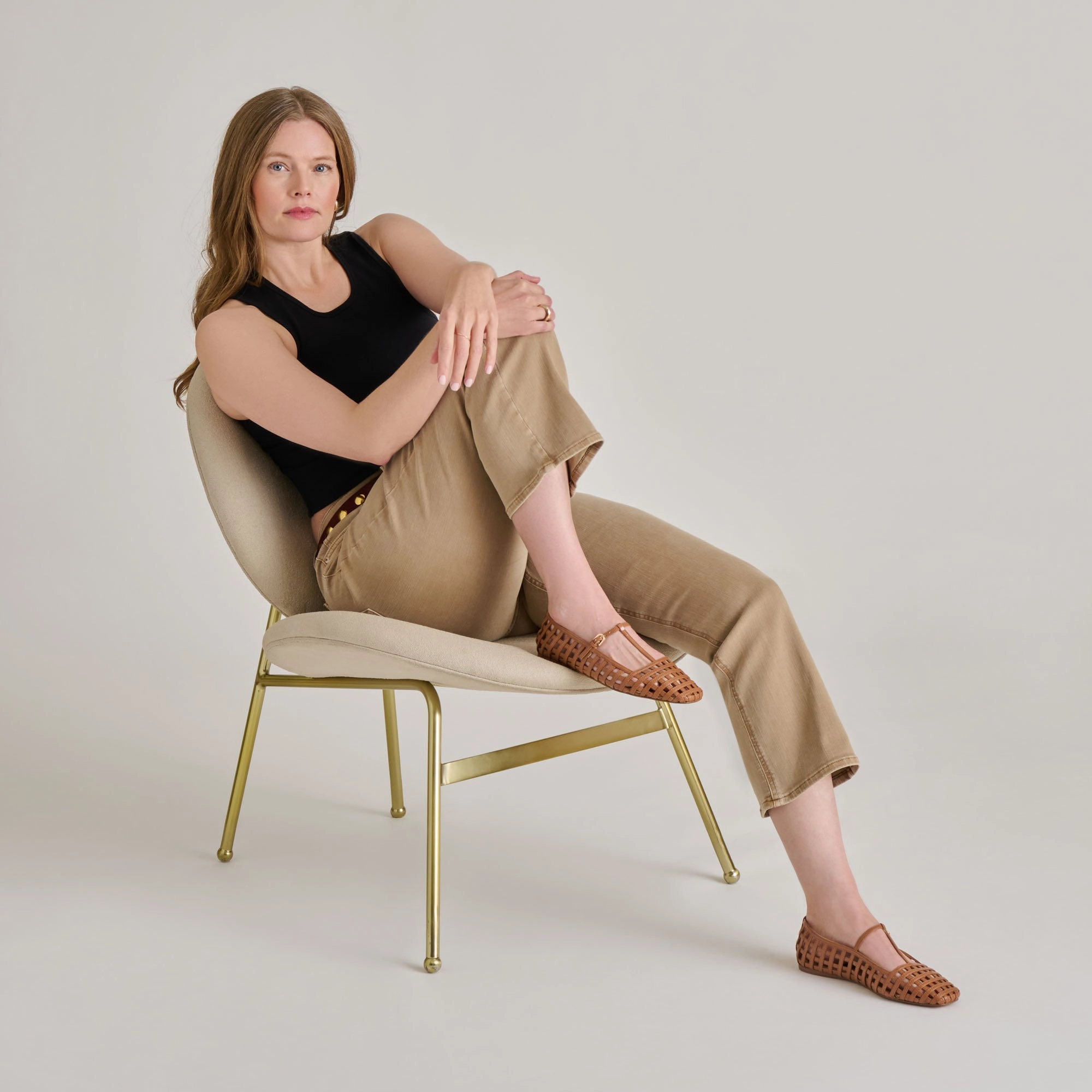 Anti Fatigue Love Walk RAINS BALLET FLATS SADDLE STELLA