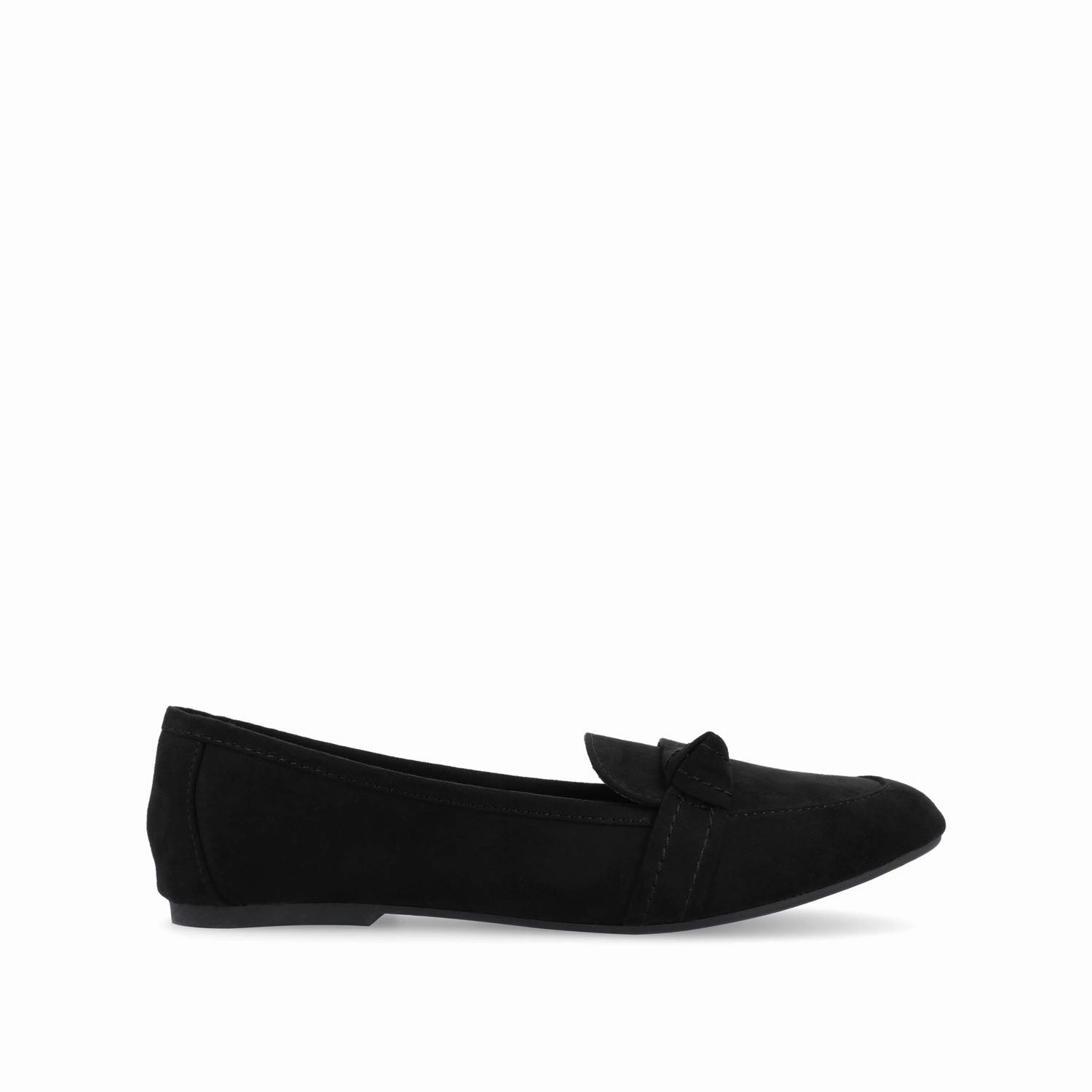 Trendy Vibe MARCI LOAFER FLATS IN FAUX SUEDE