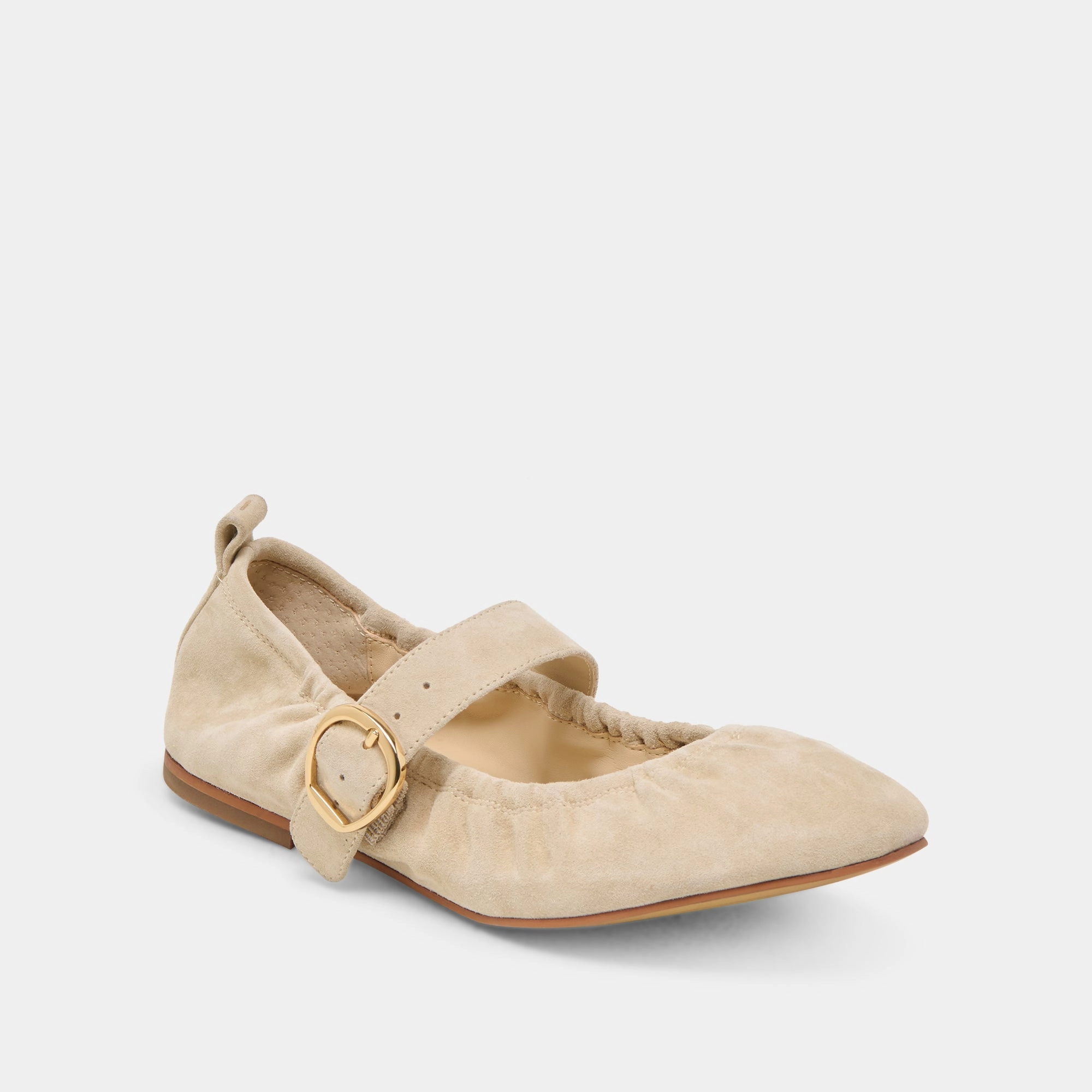 Comfortable Everyday Wear CAELY BALLET FLATS SESAME SUEDE