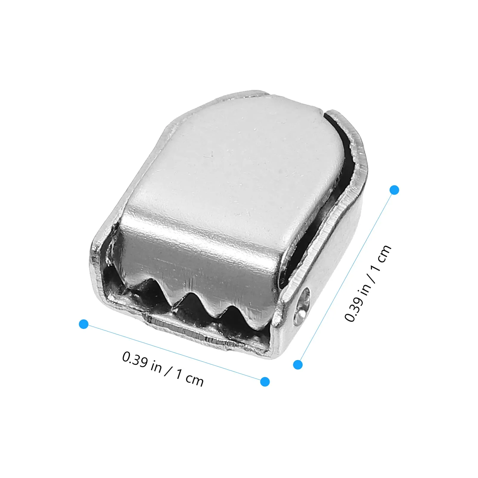 Amosfun 100pcs Shoelaces Buckle Lock Metal Tieless Laces Clasps Tail Clip Lock Tip Ends Connector for Kids Adults Shoelaces Repair
