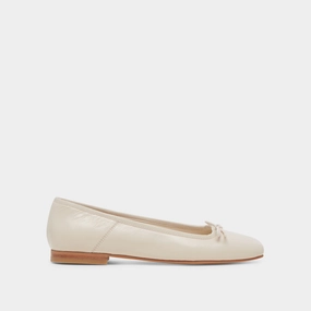 ANISA BALLET FLATS CREME CRINKLE PATENT - re:vita Market Walk