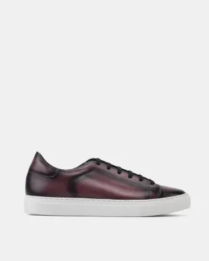 Burgundy Dress Sneaker Premium cushioning Rockered Outsole Design